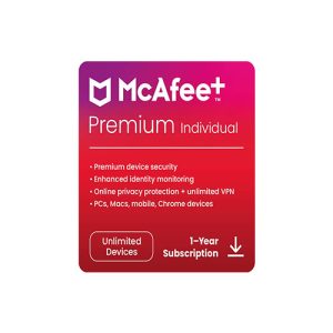 McAfee+ Premium Individual 2023 | Unlimited Devices | Premium Security